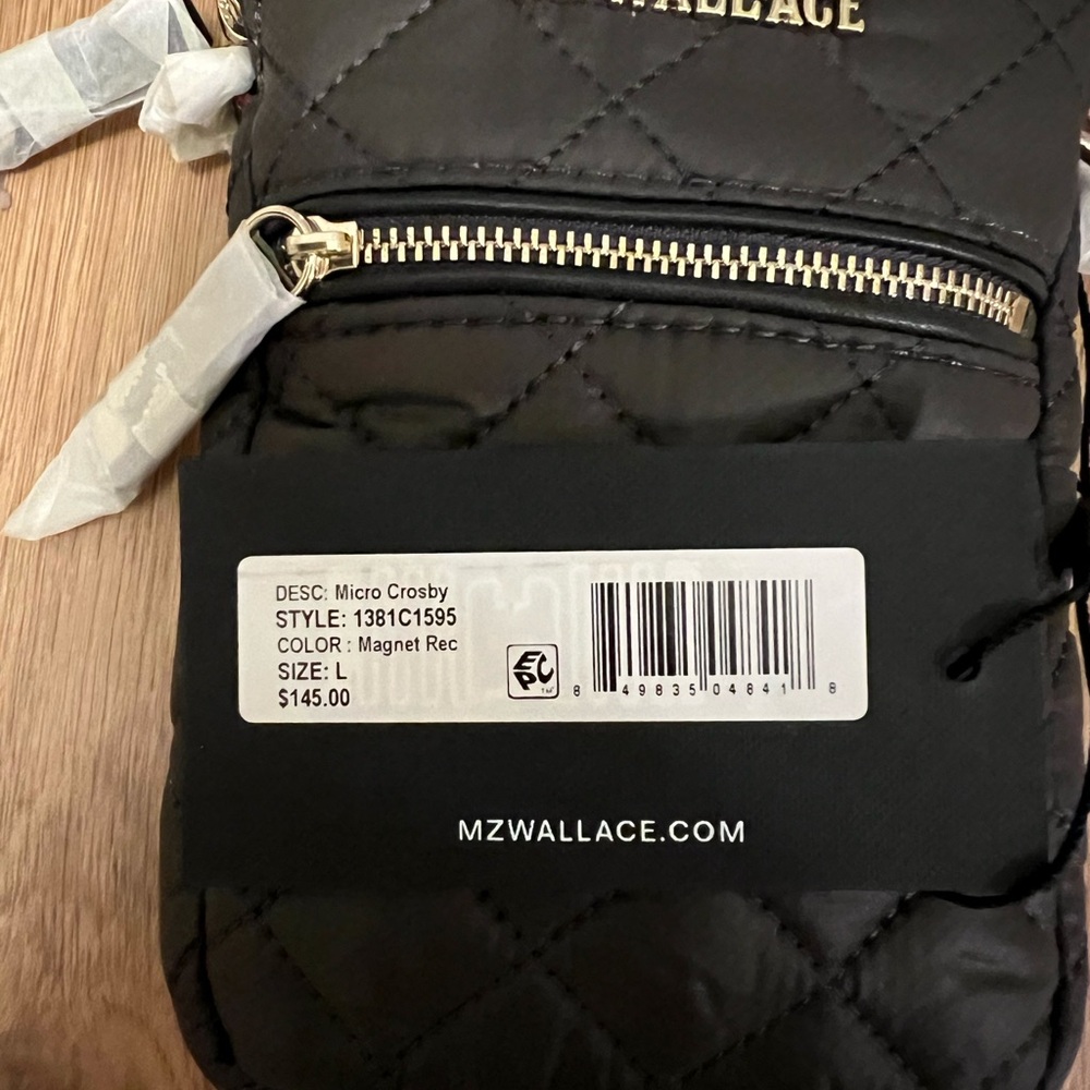 NWT MZ Wallace Micro Crossby Bag in Magnet Rec - Picture 7 of 9